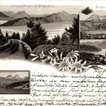 Brunnen - Gersau - Litho 1896