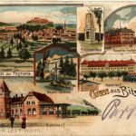 Gruss aus Bitsch - Litho