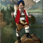 Appenzeller Tracht - Prägekarte