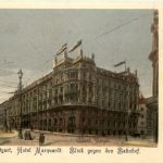 Stuttgart - Hotel Marquardt - Blick gegen den Bahnhof