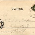 Gruss aus Schwabach - Postkutsche - Postamt - Liebig