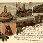 Gruss vom Kyffhäuser - Litho