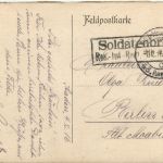 Dixmuiden - Vom Feinde zerschossener Bahnhof - Feldpost