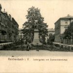 Reichenbach i.V., Solbrigplatz mit Bismarckdenkmal
