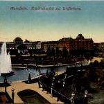 Mannheim, Friedrichsplatz mit Wasserturm
