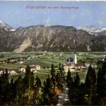 Kiefersfelden mit dem Kaisergebirge