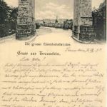 Traunstein, die grosse Eisenbahnbrücke