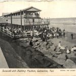 Galveston - Seawall with Bathing Pavilion