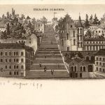 Liege - Escaliers de Bueren - Litho