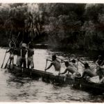 native Canoe on the Zambezi River Victoria Falls