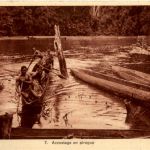 Accostage en pirogue