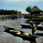 Africa - Scene de la vie riveraine