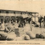 Djibouti - Chargement de Caravane pres de la Douane