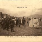 Fez - Generaux Francais das la cour du Mechouar