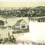 Gruss aus Asbach - Litho - Herbrechtingen