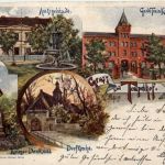 Gruss aus Tempelhof - Litho