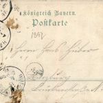 Gruss vom Truppenübungsplatz Hammelburg - Litho