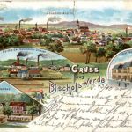 Gruss aus Bischofswerda - Litho
