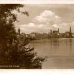 Blick auf Straubing mit Donau