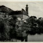 Eichstätt, Altmühlpartie bei St. Walburg