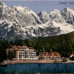 Eibsee, Hotel mit Zugspitze