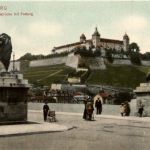 Würzburg, Ludwigsbrücke mit Festung