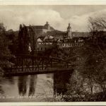 Weissenfels a. Saale, Saalebrücke mit Schloss und Marienkirche