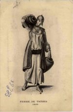 Egypt - Femme de Thebes 1800
