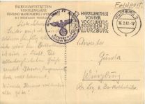 Künstlerklause Festung Marienberg Würzburg - Feldpost Reserve Lazarett IV