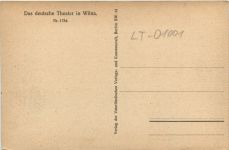 Das deutsche Theater in Wilna
