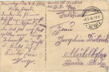 Brest-Litowsk - Zerstörte Strasse - Feldpost