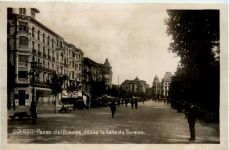 Oviedo - Paseo del Principe desde la Calle de Toreno
