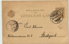 Budapest Deli Oldal - Litho - Ganzsache