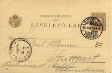 Budapest - Exposition - Litho Ganzsache