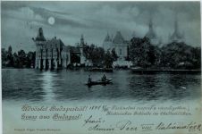 Gruss aus Budapest - Gebäude im Stadtwäldchen