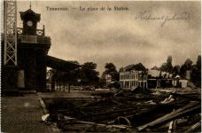 Termonde - La place de la Station