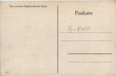 Das zerstörte Zandvoorde bei Ypern