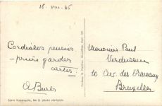 Küssnacht 1936 - Benediction de la chapelle