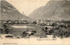 Martigny et la Tour de la Batiaz
