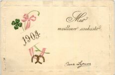 Neujahr - Jahreszahl 1904