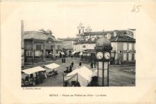 Nerac - Place de l Hotel de Ville - La Halle