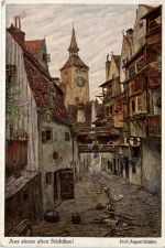 Künstlerkarte August Kühles