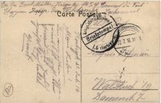 Courtrai - Boulevard Vandenpeereboom - Feldpost 6. Gardekorps