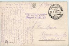 Warneton - La Lys - Feldpost 40. Inf. Division