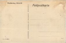 Zerstörter Bahnhof in Langemark
