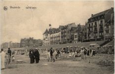 Westende - Sur le sable - Feldpost 55. Reserve Division