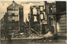 Louvain 1914 - Rue de la station