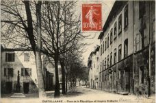 Castellanne - Place de la Republique