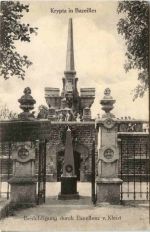 Krypta in Bazeilles - Besichtigung surch Excellenz von Kleist