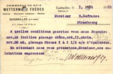Guebwiller - Commerce de Bois
